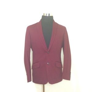 I.N.C International Concepts Mens Burgundy Blazer